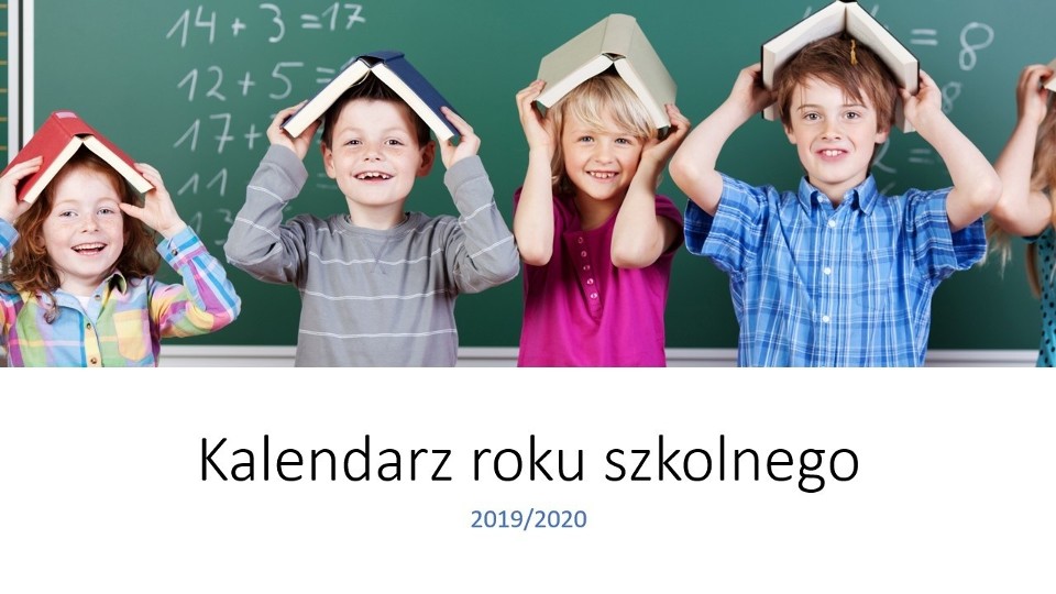 Kalendarz roku szkolnego 2019/20